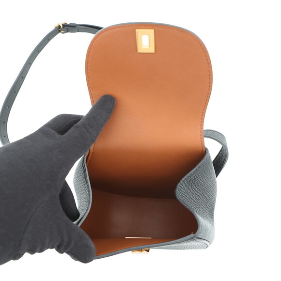 Bottega Veneta Palmerato Belt Bag Leather Shoulder 576643 BOTTEGA VENETA Blac... - Picture 5 of 11